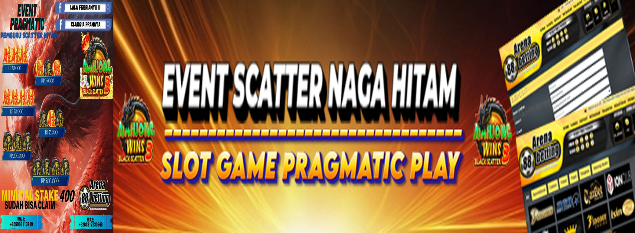 EVENT SCATTER NAGA HITAM